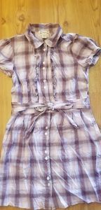 6 Degrees Cotton shirt waist dress